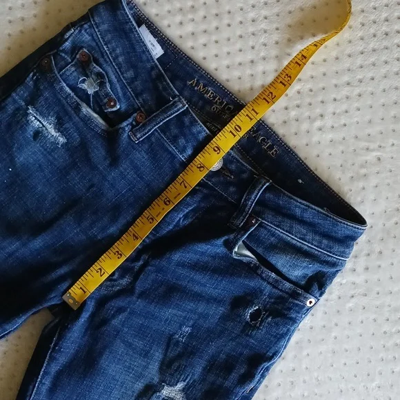 American Eagle distressed next level Stretch Jeans size 30 - Picture 13 of 16